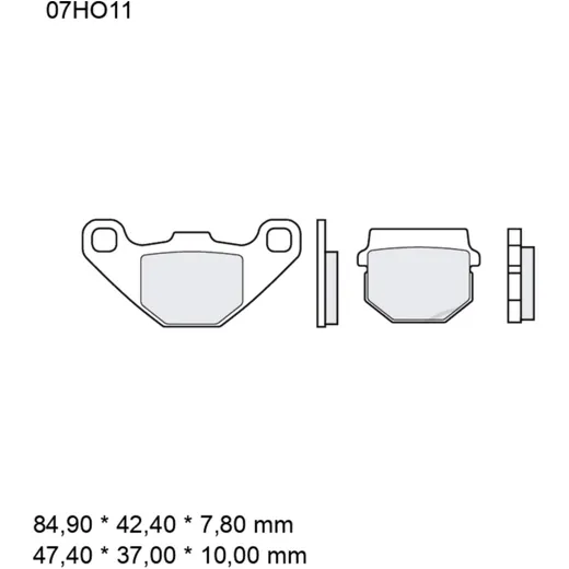 Brake pads carbon ceramic road BREMBO alternative: 7326853 for: