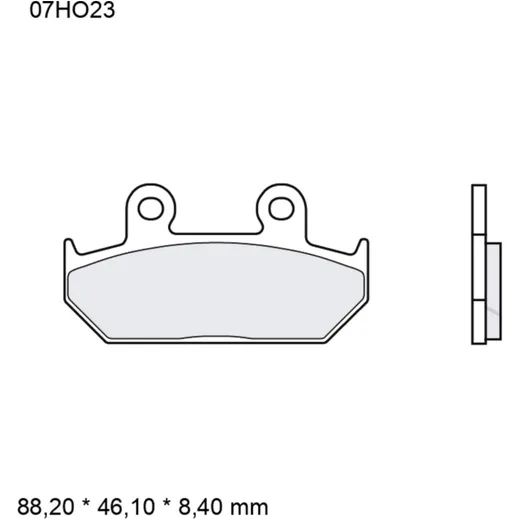 Bremsklotz Sinter vorne SA Brembo Alternative: 7328610 passend