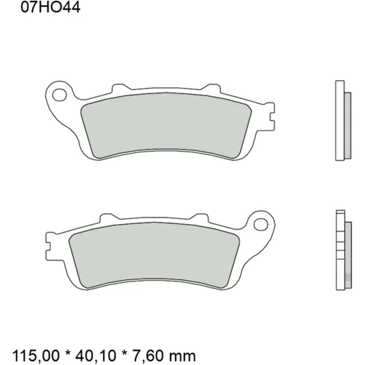 Brake pads carbon ceramic road cc BREMBO for: Honda ST_0