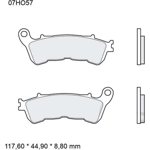 Bremsklotz Sinter LA Brembo Alternative: 7320435 passend für: H