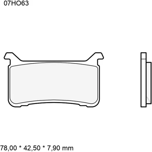 Brake pads carbon ceramic racing rc BREMBO alternative: 7320122