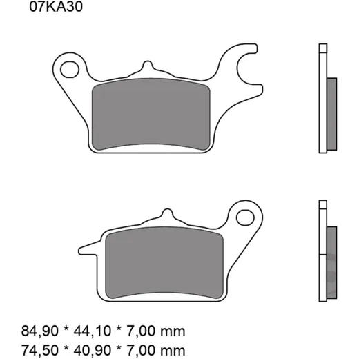 Bremsklotz Carbon Keramik CC Brembo Alternative: 7370224 passen