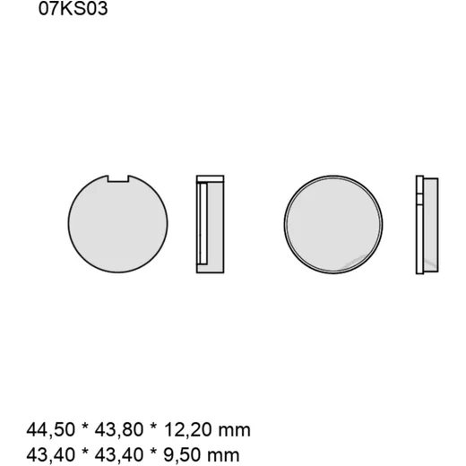 Bremsklotz Carbon Keramik Brembo Alternative: 7326259 passend f