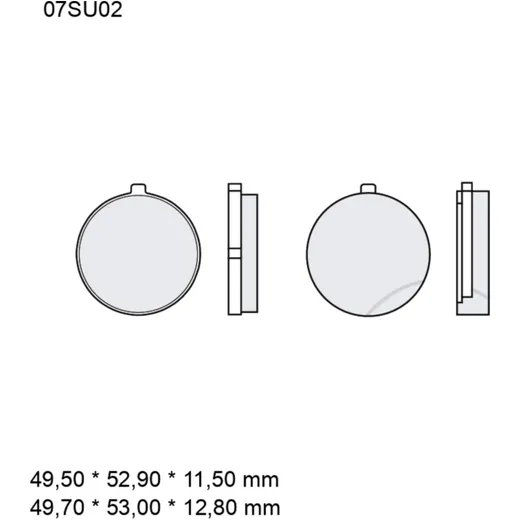 Brake pads carbon ceramic road BREMBO alternative: 7326283 for: