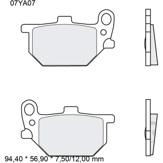 Carbon Ceramic Brake Pads for Brembo 7370970_0
