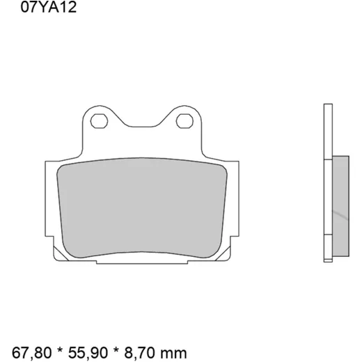 Sintered Brake Pads Front for Enhanced Stopping Power_0