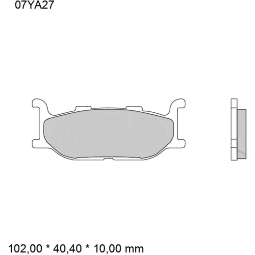 Bremsklotz Sinter vorne SA Brembo Alternative: 7328974 passend