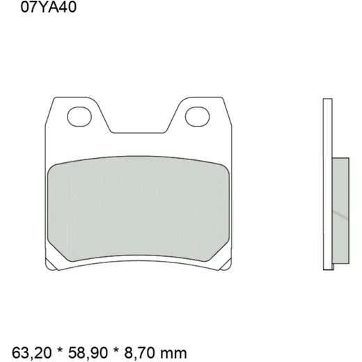 Brembo Sinter-Bremsbeläge für SP Modelle hinten_0