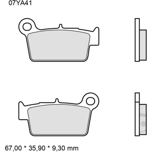 Bremsklotz Carbon Keramik CC Brembo Alternative: 7320039 passen