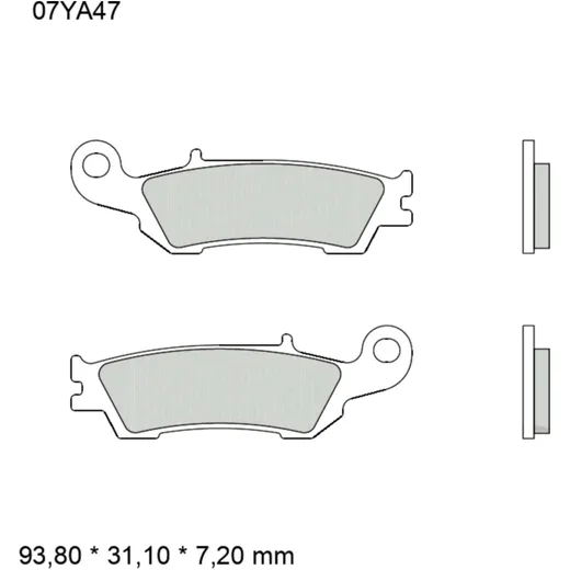 Sintered Bremsbelag SD für Off-Road_0