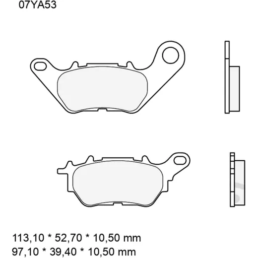 Bremsklotz Carbon Keramik CC Brembo Alternative: 7320108 passen