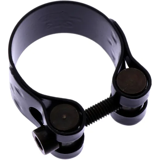 Exhaust Clamp 38mm Black for Motorcycle