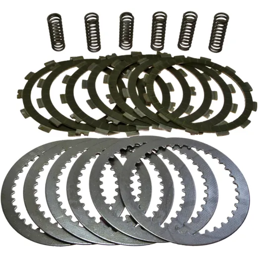 EBC Clutch Kit for Sport and Racing Motorcycles, Aramid Plates, Springs & Discs