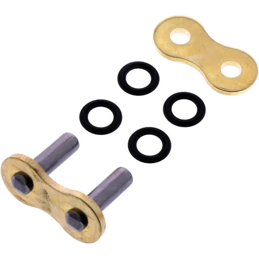 DID ZVM-X Solid Rivet Gold Chain G&G520ZVMX for Motorcycles