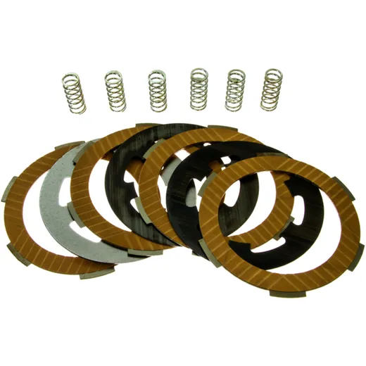 Clutch SET carbon 7 scheiben 6 federn for: Vespa FL