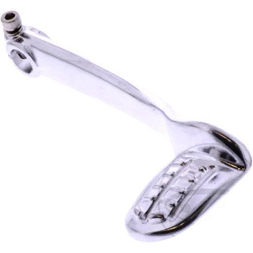 Kickstart lever silver for: Vespa LX, S, Primavera, Aprilia Scarabeo