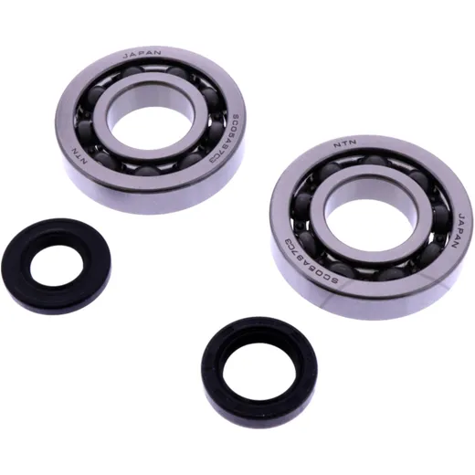 Crankshaft bearing kit NARAKU with seals for: Peugeot Vivacity, Elyseo, Speedfight