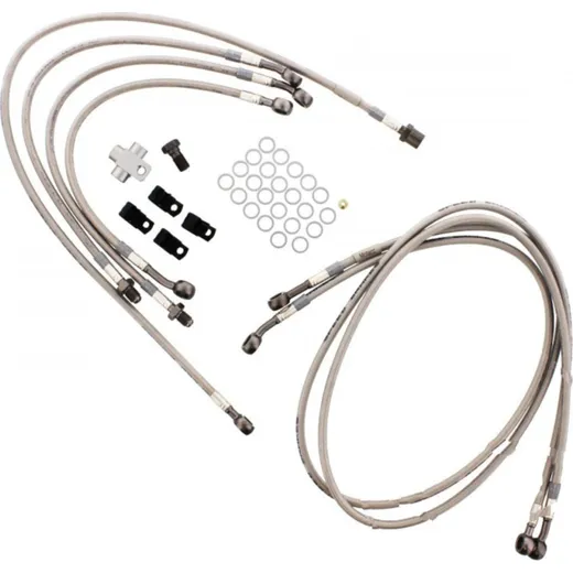 Bremsleitung Bremsschlauch Stahlflex Kit JMP 62YA2146
