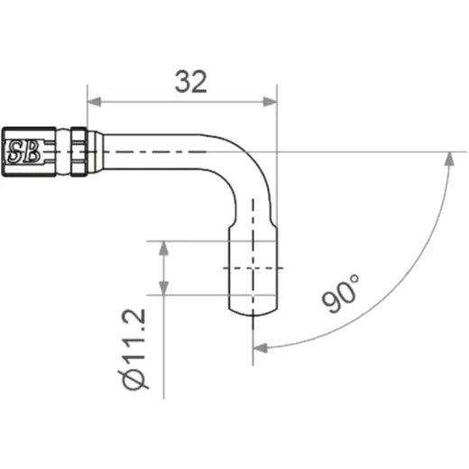 Ringfitting Vario HD TYP119 11.2 mm 90 für Motorräder