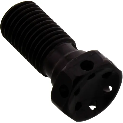 Hohlschraube M10 x 1.25 Alu Racing schwarz