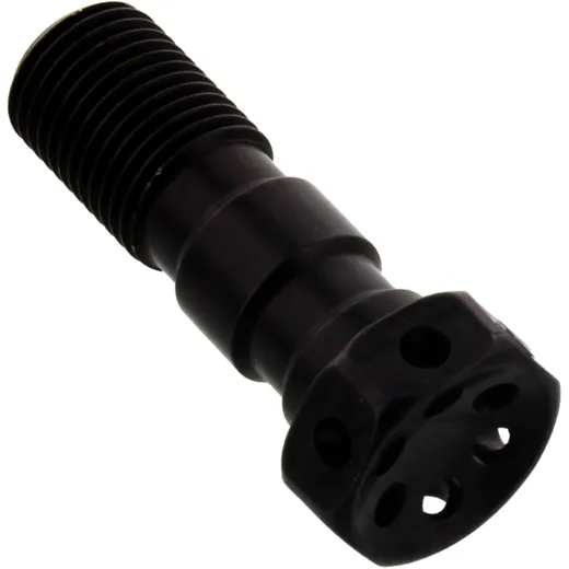 Hohlschraube doppelt M10 x 1 Alu Racing schwarz