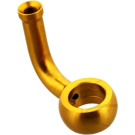 VARIO BANJO FITTING for Motorcycles 11.2MM 90DEG GOLD