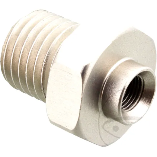 TYP541 7/16-24 UNF silver fixed male thread connector