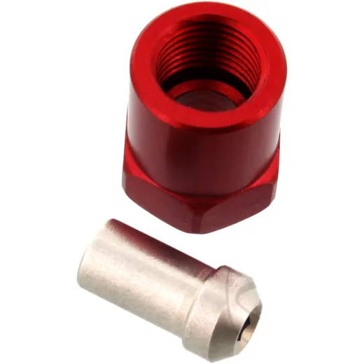 Beweglicher Innengewinde-Fitting Vario TYP610 IGL M10 x 1 rot