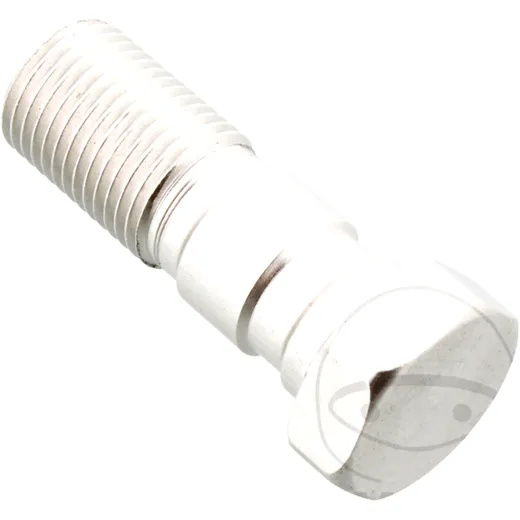 Hohlschraube doppelt 7/16-24 Aluminium silber