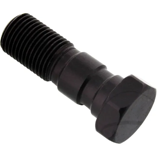 Banjo Bolt Double 7/16-24 for Motorcycles Aluminium Black
