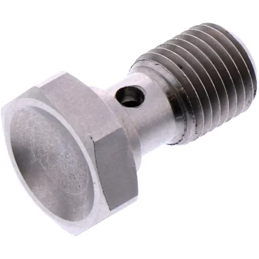 Hohlschraube 3/8-24 Edelstahl silber
