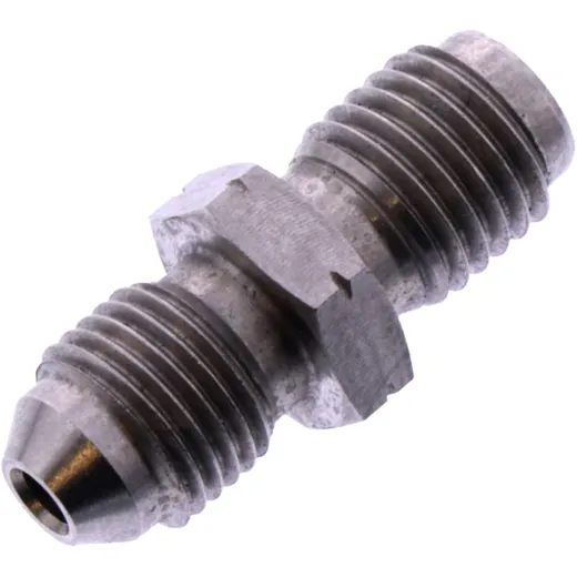 Adapter H8153132C in Silber M10 x 1.25 - M10 x 1 Konkav/Konkav für Motorräder