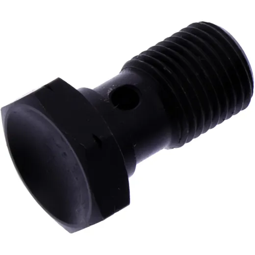 Hohlschraube M10x1 schwarz aus Edelstahl