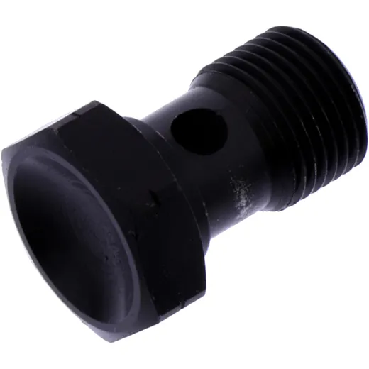 Hohlschraube M12X1 in schwarz Edelstahl