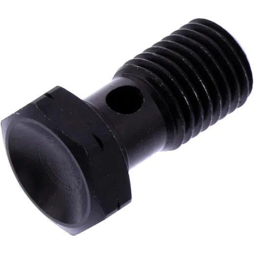 Hohlschraube M12x1.5 in Schwarz für Motorrad