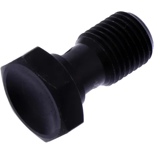 Banjo Bolt Single 3/8-24 Black Plated