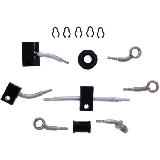 Bremsschlauch Stahlflex Kit Anschluss silber 4 - teilig passend für: Honda CB