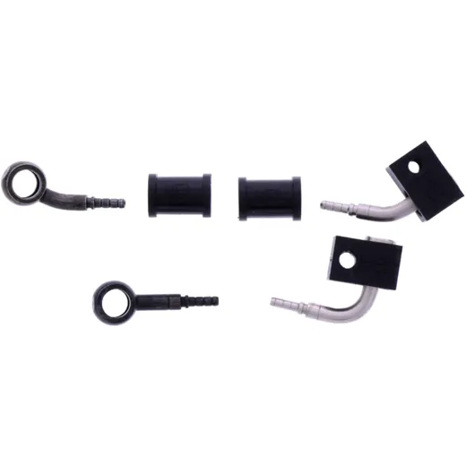 Bremsschlauch Stahlflex Kit Anschluss schwarz 2 - teilig passend für: Honda CB