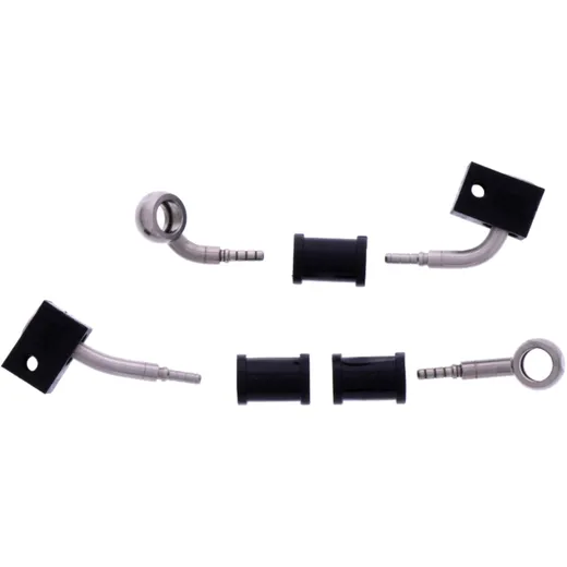 Bremsschlauch Stahlflex Kit Anschluss silber 2 - teilig passend für: Honda CB 7576053