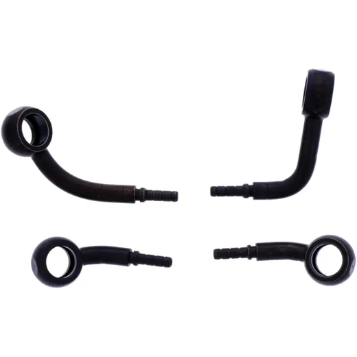 Bremsschlauch Stahlflex Kit Anschluss schwarz 2 - teilig passend für: Honda CB 7576056