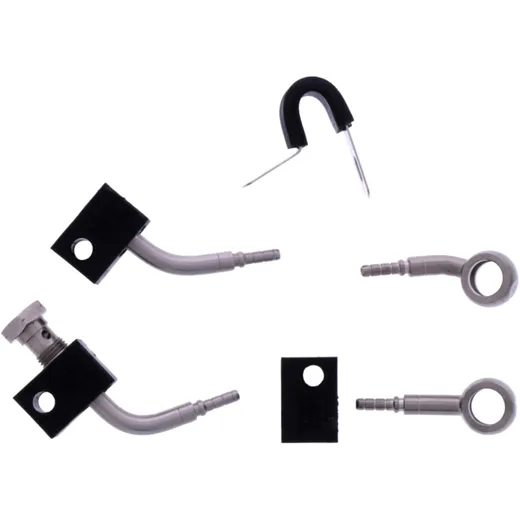 Bremsschlauch Stahlflex Kit Anschluss silber 2 - teilig passend für: Honda CBF