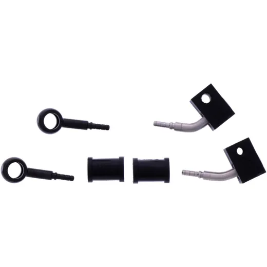 Bremsschlauch Stahlflex Kit Anschluss schwarz 2 - teilig passend für: Honda CBF 7576060