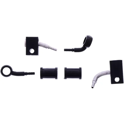 Bremsschlauch Stahlflex Kit Anschluss schwarz 2 - teilig passend für: Honda CBR