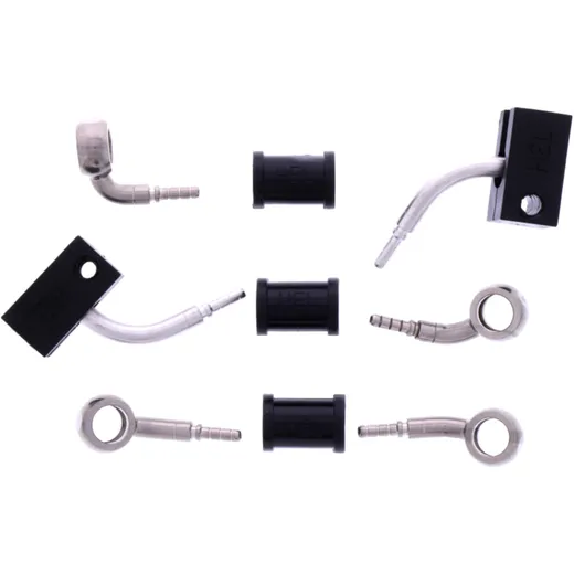 Bremsschlauch Stahlflex Kit Anschluss silber 3 - teilig passend für: Honda CBR