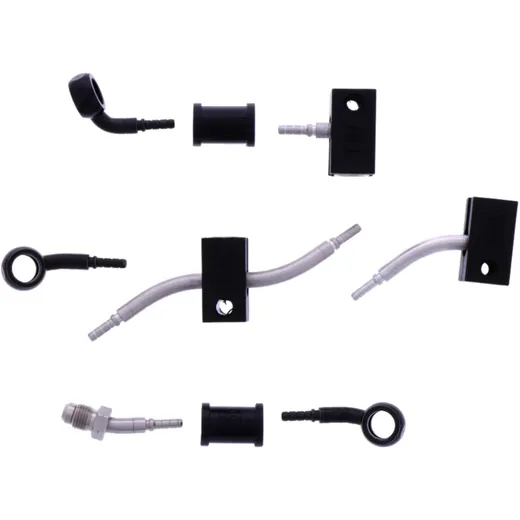 Bremsschlauch Stahlflex Kit Anschluss schwarz 4 - teilig passend für: Honda CBR 7576073
