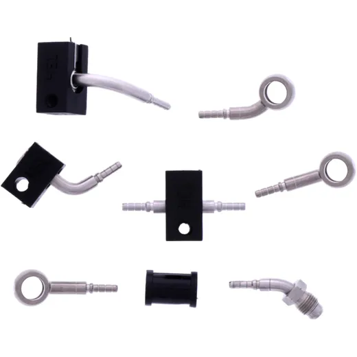 Bremsschlauch Stahlflex Kit Anschluss silber 4 - teilig passend für: Honda CBR 7576075