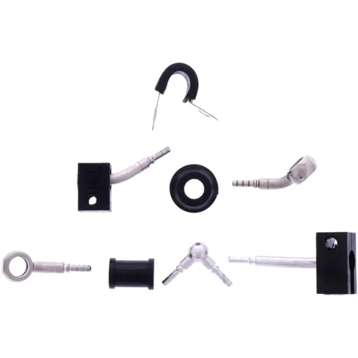 Bremsschlauch Stahlflex Kit Anschluss silber 3 - teilig passend für: Honda MSX