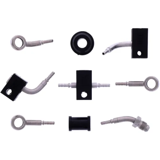 Bremsschlauch Stahlflex Kit Anschluss silber 4 - teilig passend für: Honda CB 7576091