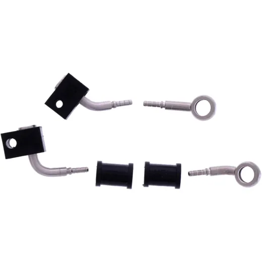 Bremsschlauch Stahlflex Kit Anschluss silber 2 - teilig passend für: Honda CB 7576092
