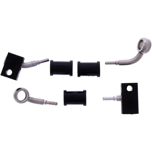 Bremsschlauch Stahlflex Kit Anschluss silber 2 - teilig passend für: Kawasaki Vulcan 7576102